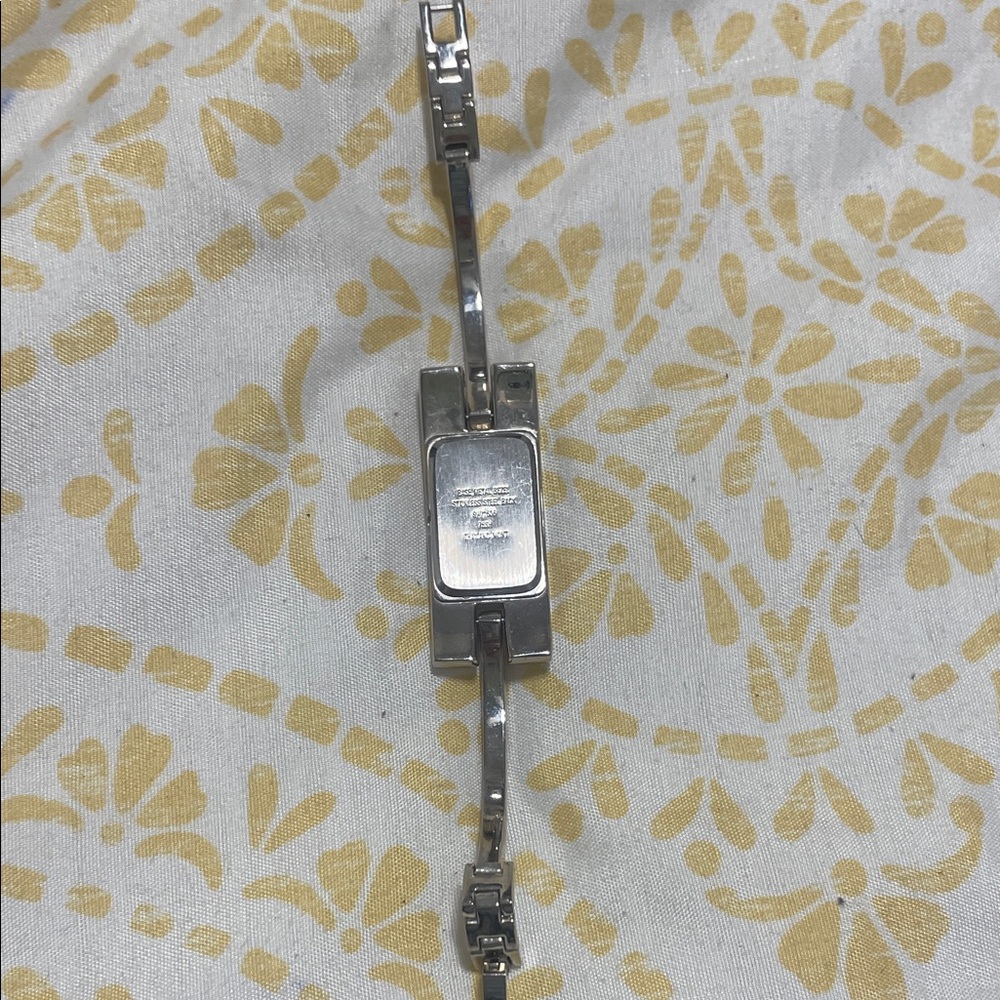Nine West Silver Rectangular Bracelet Watch - image 4